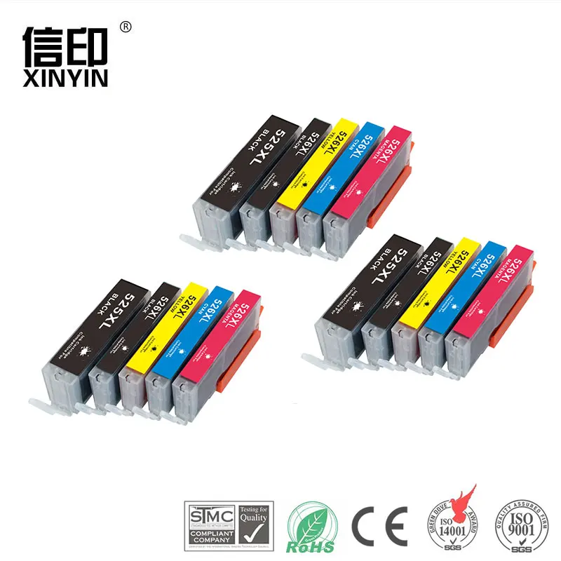 Фото XColor PGI525 CLI526 совместимые чернильные картриджи для Canon PIXMA iP4850 iP4950 MG5150 MG5250 MG6150 MG8150 MX885 MG5350 pgi 525 XL №1