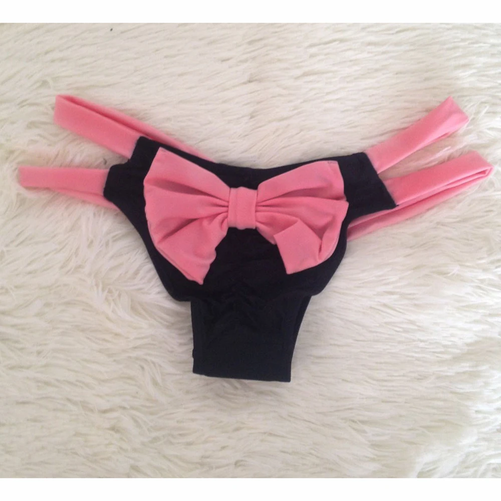 Бразильский купальник пляжные на тонких бретелях нормальные стринги трусы