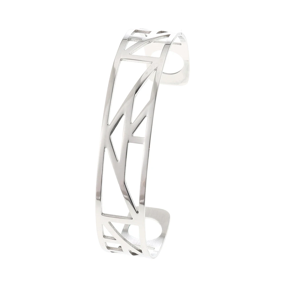 georgette Bangle Cremo DIY Ювелирные изделия из нержавеющей стали браслеты Египет и браслеты для женщин Пирамида Сменные реверсивные кожаный ремешок - Окраска металла: georgette Bangle