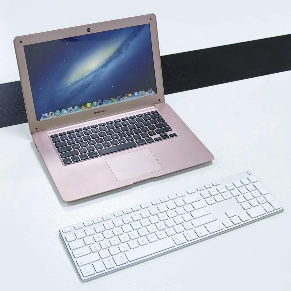 Новая популярная беспроводная клавиатура из алюминиевого сплава Bluetooth 3 0 для