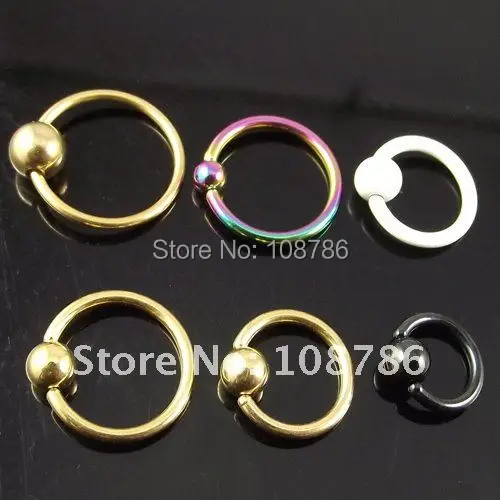 Кольцо для пирсинга тела из хирургической нержавеющей стали 2 шт.|nose ring|tongue ringsbody