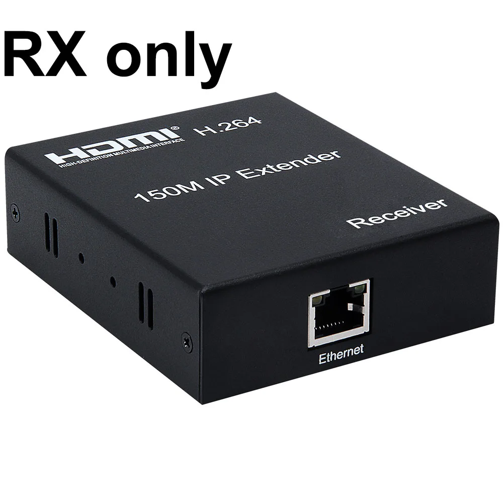 Hdmateries до 150 м HDMI удлинитель разветвитель по одному cat5e/6 кабель на основе TCP/IP(один TX для многих RX поддерживается - Цвет: receiver only