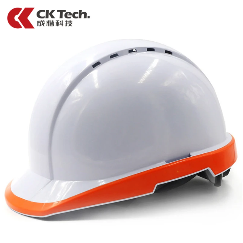 CK Tech. Защитный шлем Флуоресцентный жесткий шлем Строительная Рабочая крышка защитные шлемы дышащий рабочий инженерный спасательный шлем
