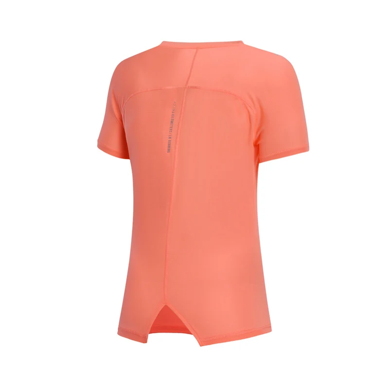 Женские футболки для бега Li-ning 100% полиэстер дышащая подкладка удобная спортивная