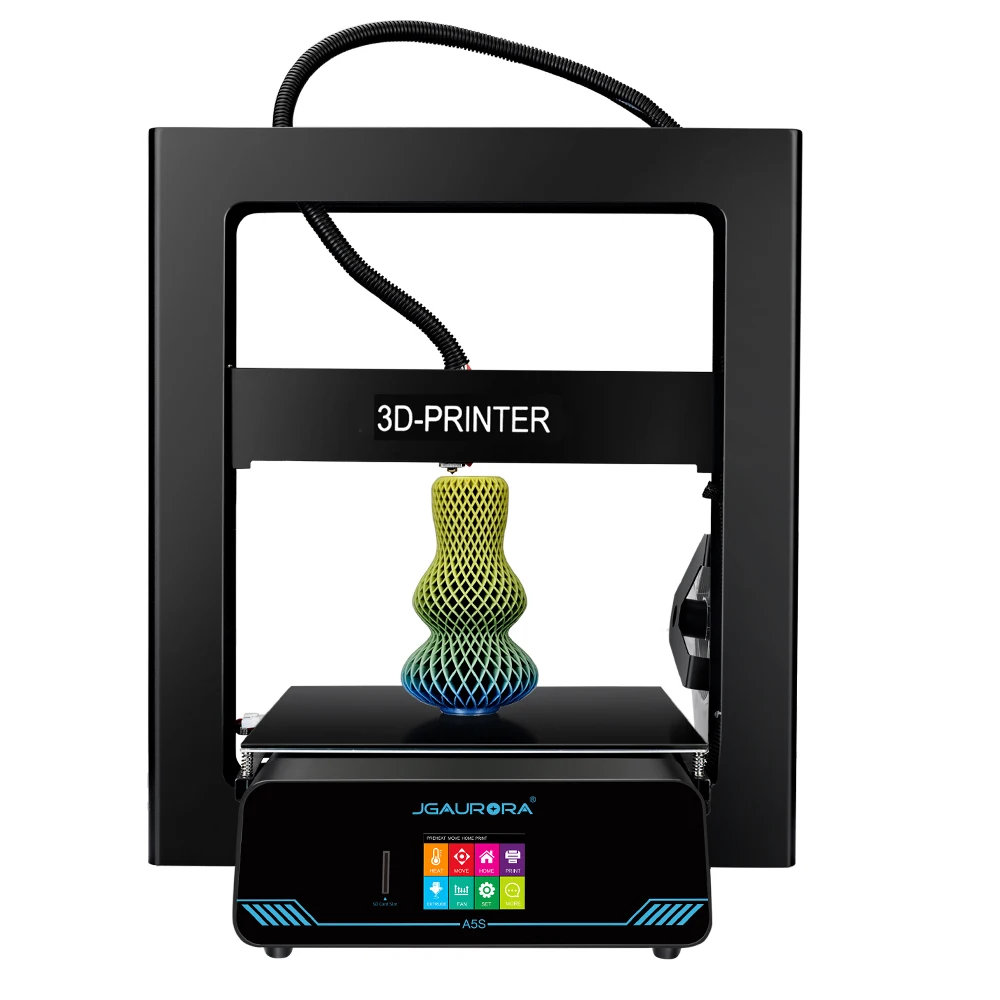 12 шт./лот JGAURORA A5S 3d принтер DIY наборы, печать, отключение питания, нити, обнаружение 3D Drucker с питанием