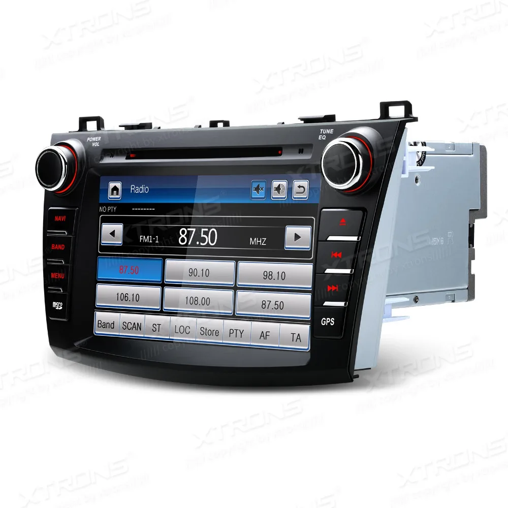 XTRONS 8 дюймов в головное устройство dash двойной din автомобильный DVD плеер GPS