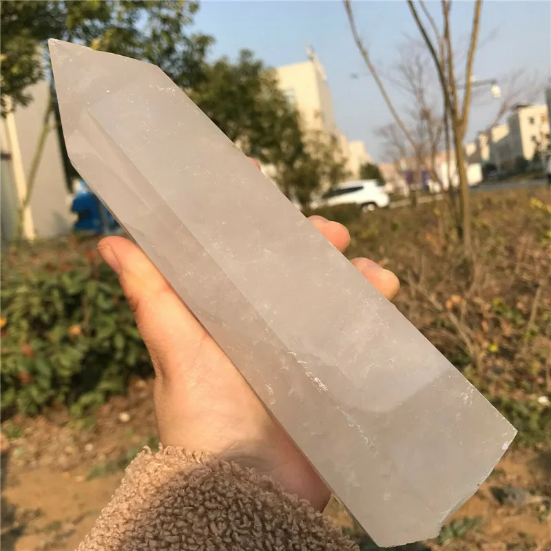 

1000g Natural crystal crystal bar point crystal treatment 200mm