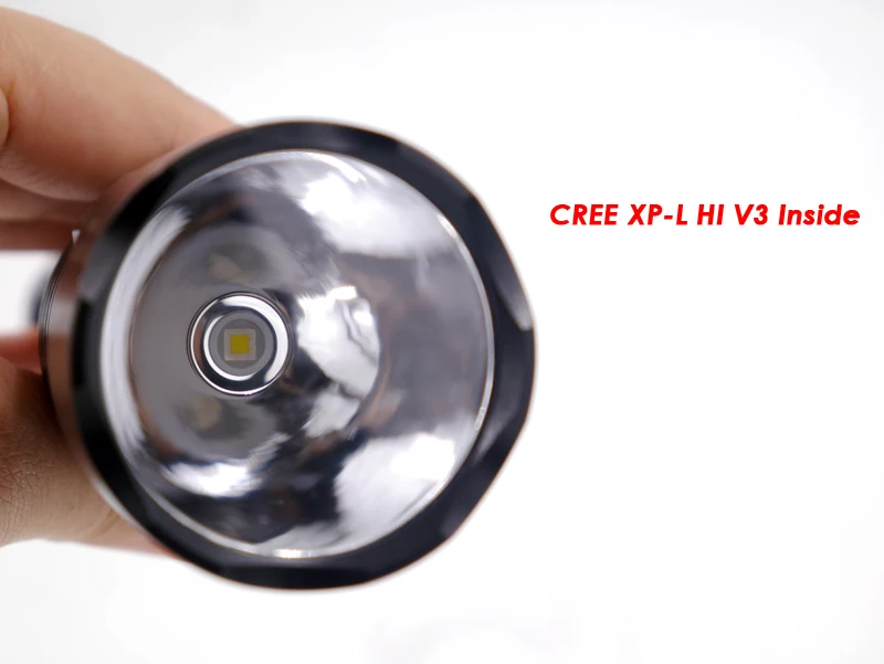 Cree XP-L HI V3 AMC7135 светодиодный фонарик, лампа, светильник для охоты, Походов, Кемпинга, Manta Ray, черный C12 XP L, высокий ток