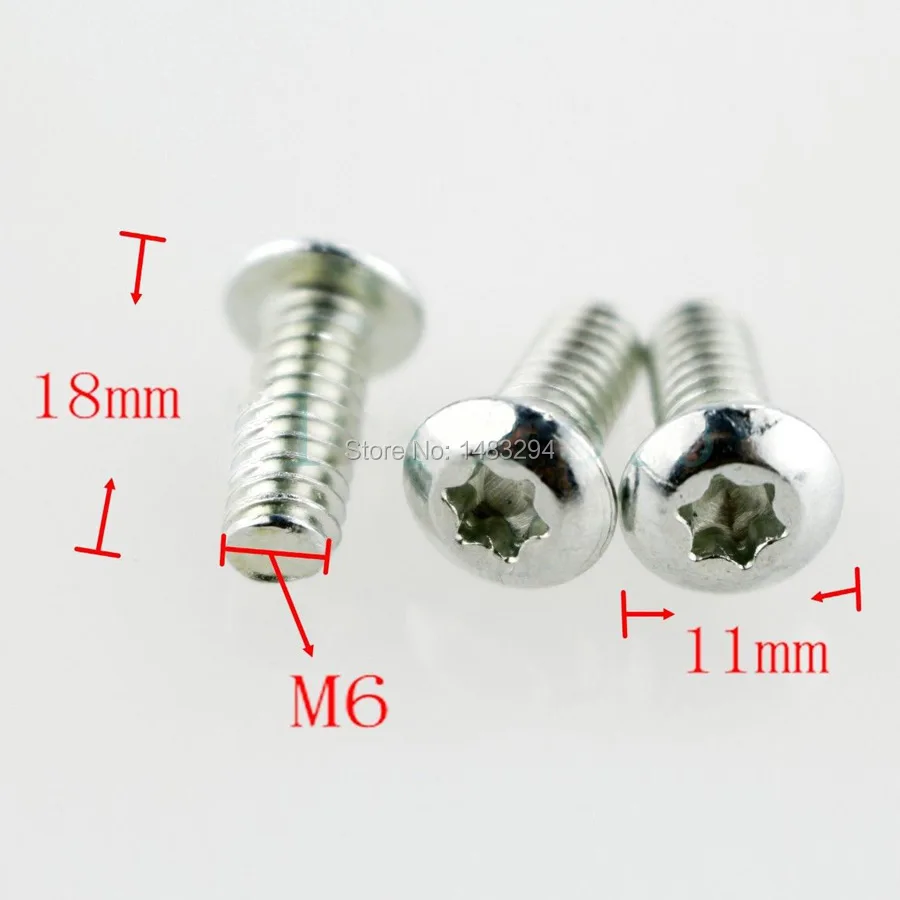 3 шт. хромированный винт с прорезями в наличии обшивка крыла летучей мыши