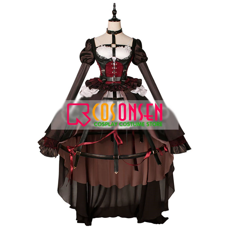 Лидер продаж длинное платье с капюшоном для косплея SINoALICE Alice Red Riding Hood monk костюм