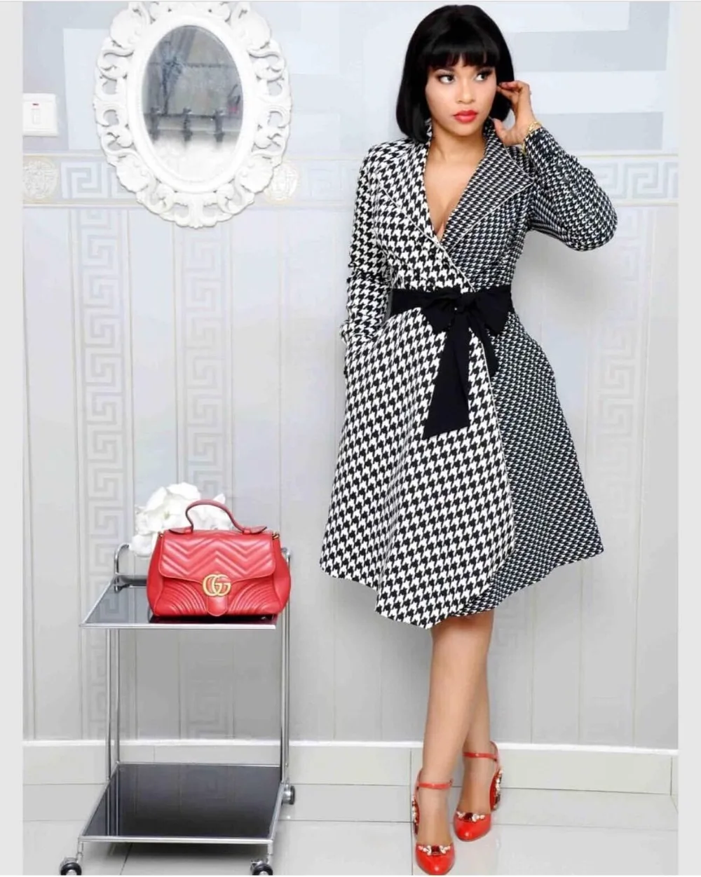 4 размера 2018 африканские платья для женщин с вышивкой Африканский принт Макси