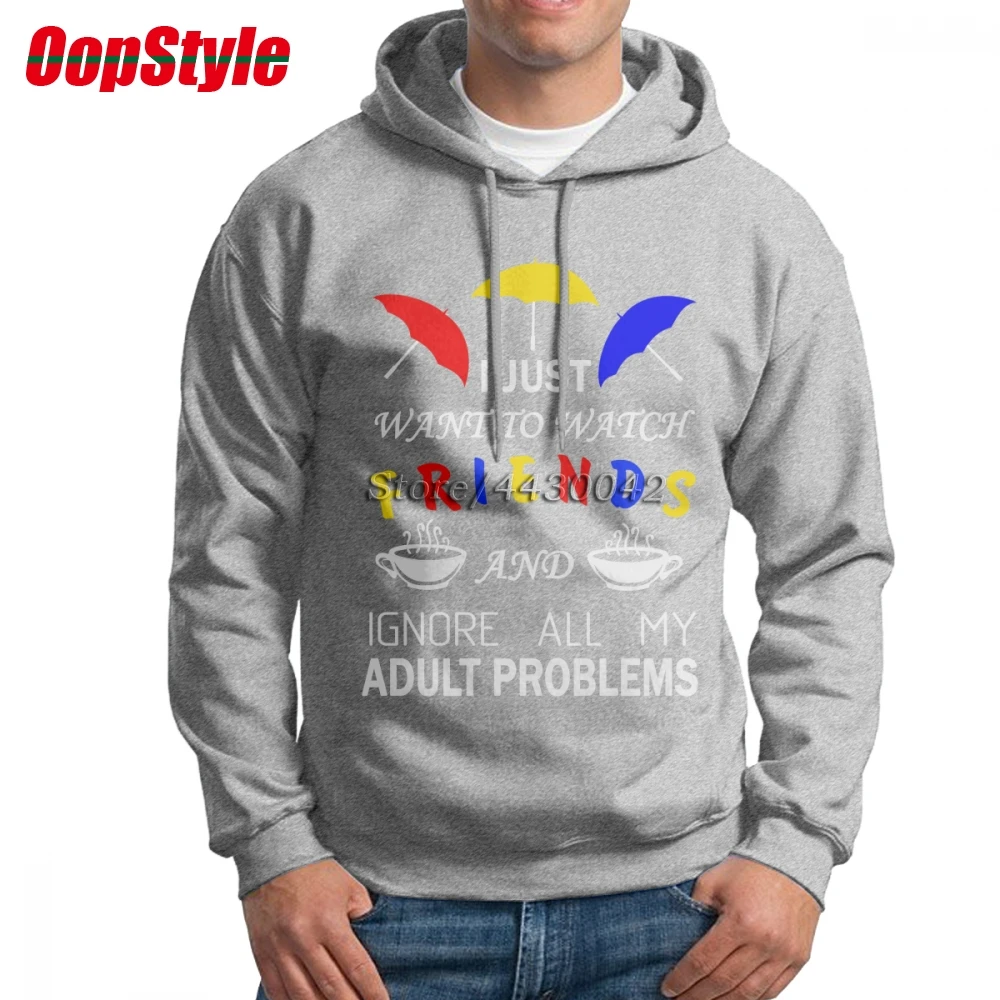 Часы друзья ТВ шоу Толстовка для мужчин с длинным рукавом рубашка дропшиппинг