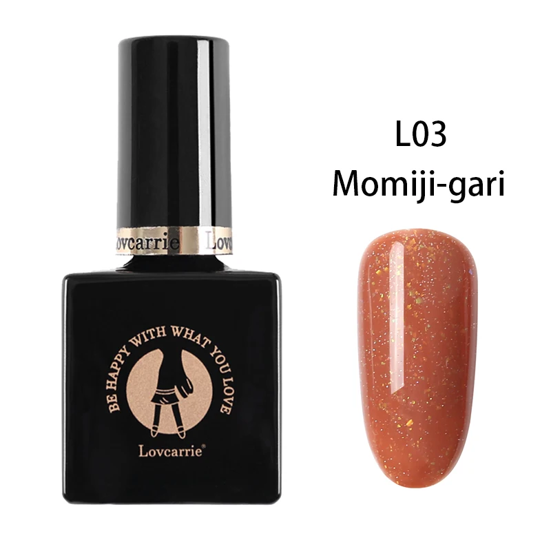L03 Lovcarrie неоновый УФ-гель для ногтей Радужный Маникюр Гибридный блеск гель лак Vernis Полупостоянный гель лак для дизайна ногтей - Цвет: L03