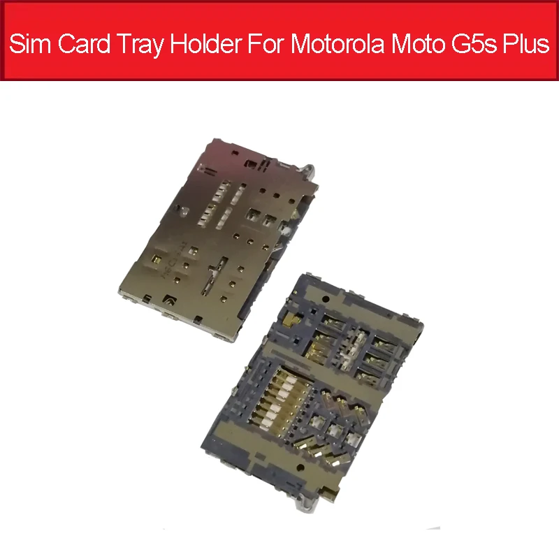 Адаптер для лотка sim карты Motorola Moto G5s Plus гнездо считывания карт Samsung A310 A510 A710 / A3 A5 A7