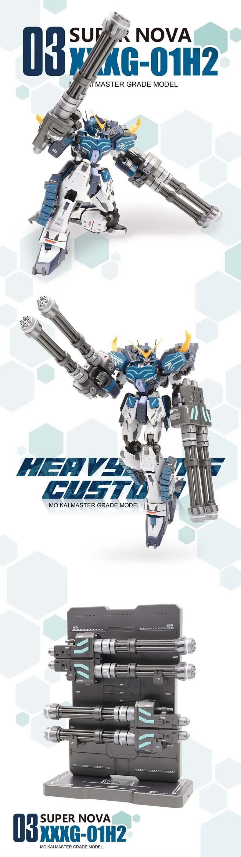 Аниме Супер Nova MG 1/100 Heavyarms Gundam XXXG-01H2 на заказ Горячая Детская игрушка сборная фигурка тяжелого оружия робот оригинальная коробка