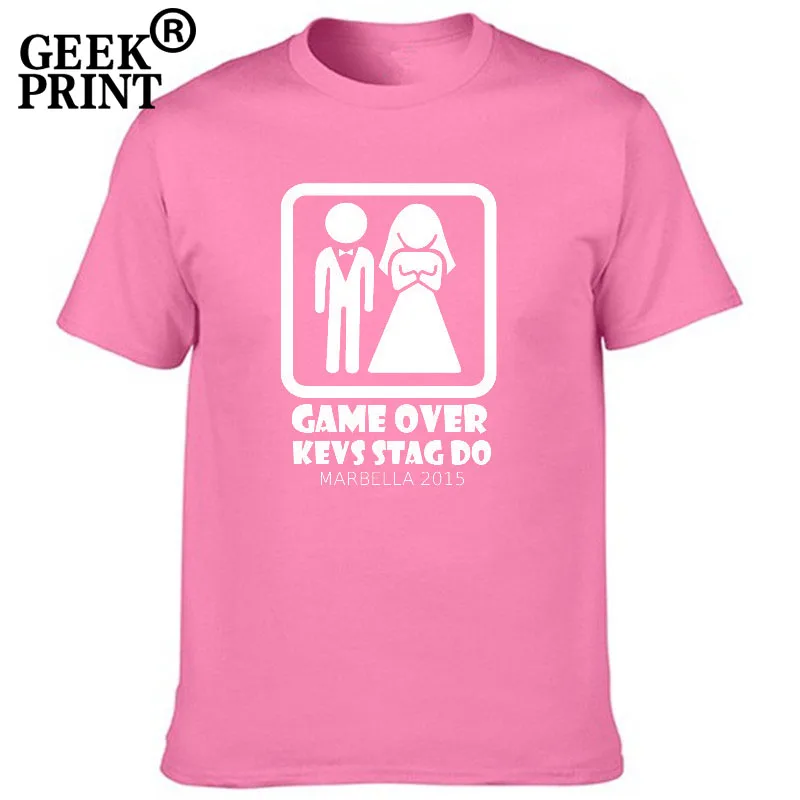 Женские топы KEVS STAG DO Game over футболки для леди забавная Девичья Ночная футболка топ
