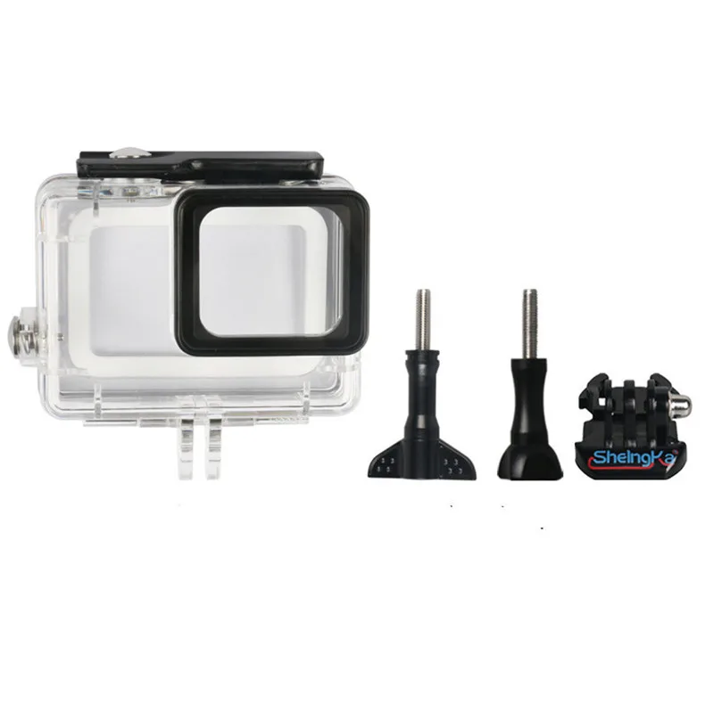 Водонепроницаемый корпус для GoPro HERO /7/6, Черный Защитный Чехол 45 м для подводного погружения, аксессуары для экшн-камеры Go Pro