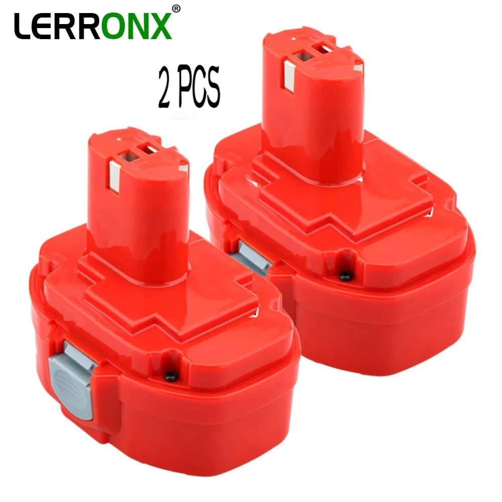 LERRONX 2 шт. 18В 2.0Ah NI-CD аккумуляторная батарея Замена для Makita электроинструменты UB181D