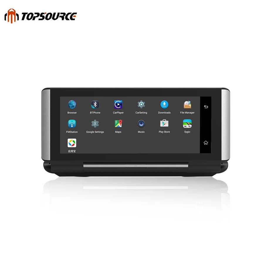 Автомобильный видеорегистратор TOPSOURCE GPS 3G/4G 6 86 &quotAndroid 5 0 Автомобильная камера WIFI