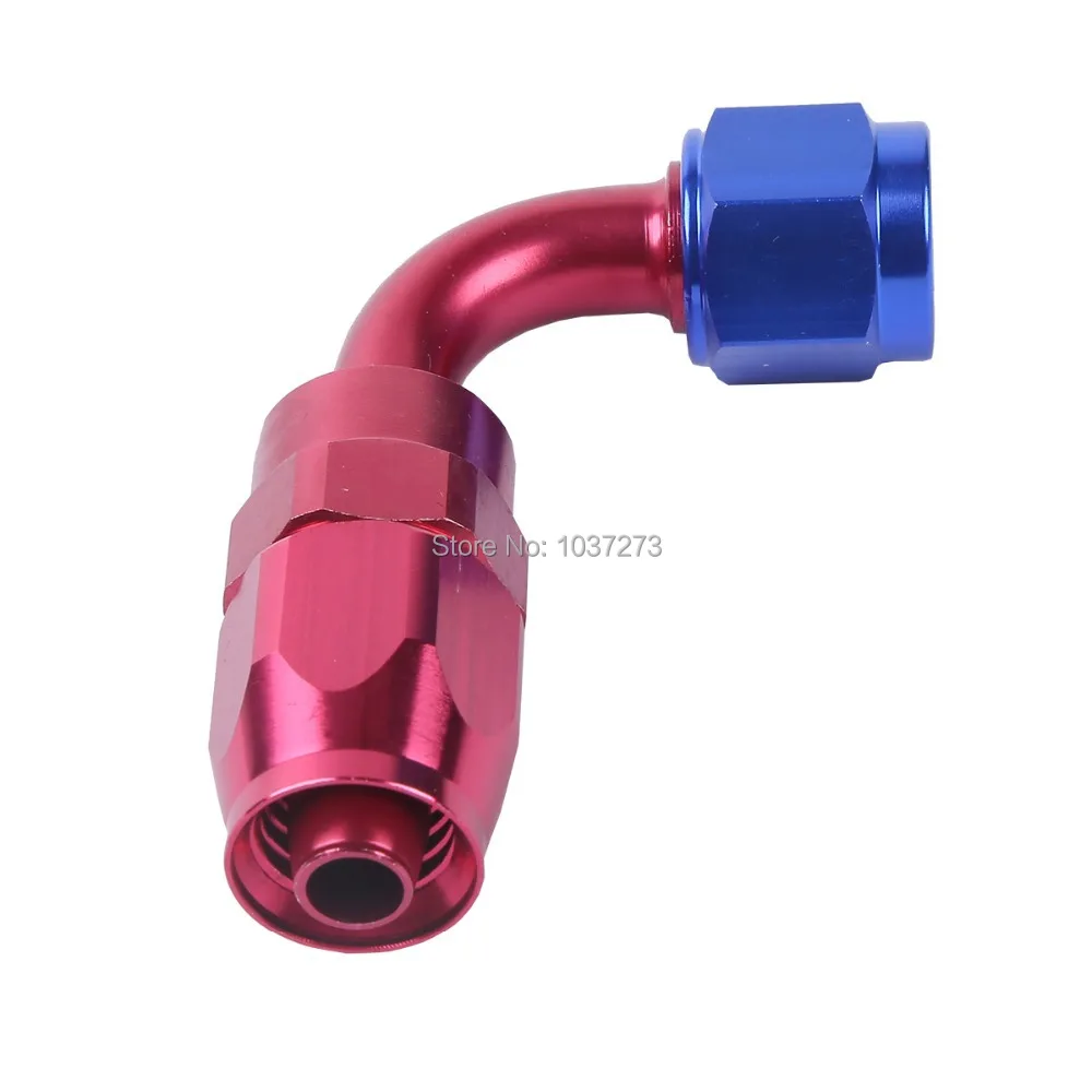 Алюминиевый шланг с поворотом на 90 градусов штуцер для масла и газа 1 шт.|fitting