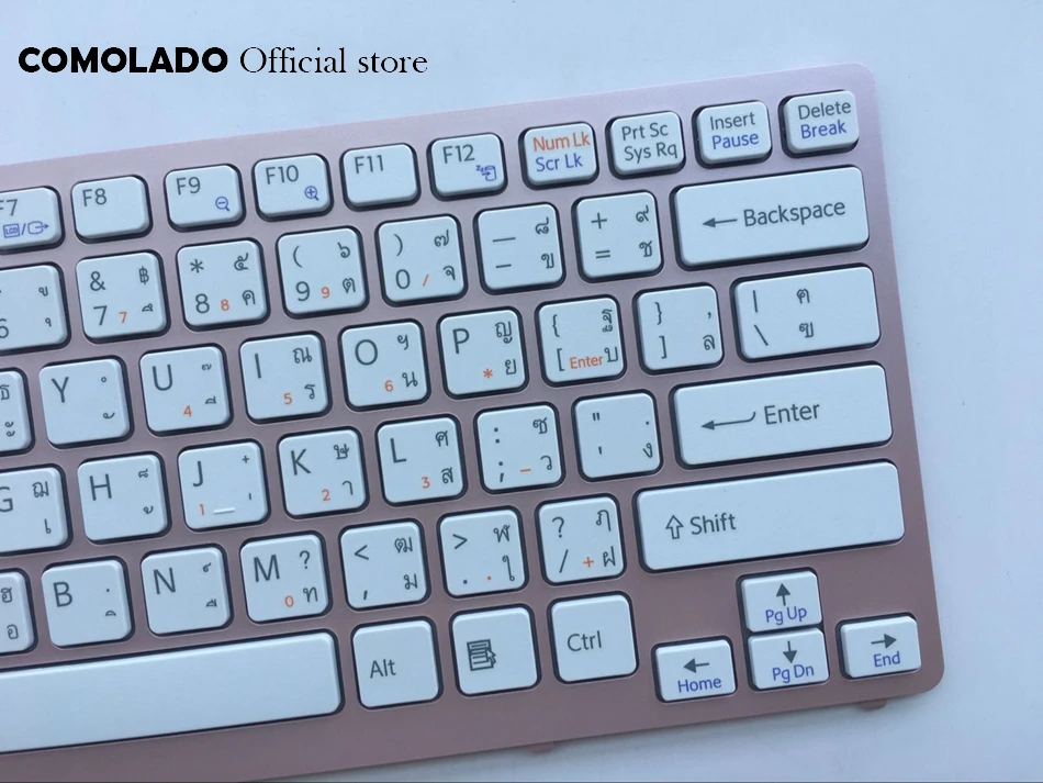 TI тайская клавиатура для sony Vaio VPC-CW VPC CW VPCCW CW16EC CW18FC розовая рамка для ноутбука клавиатура TI макет