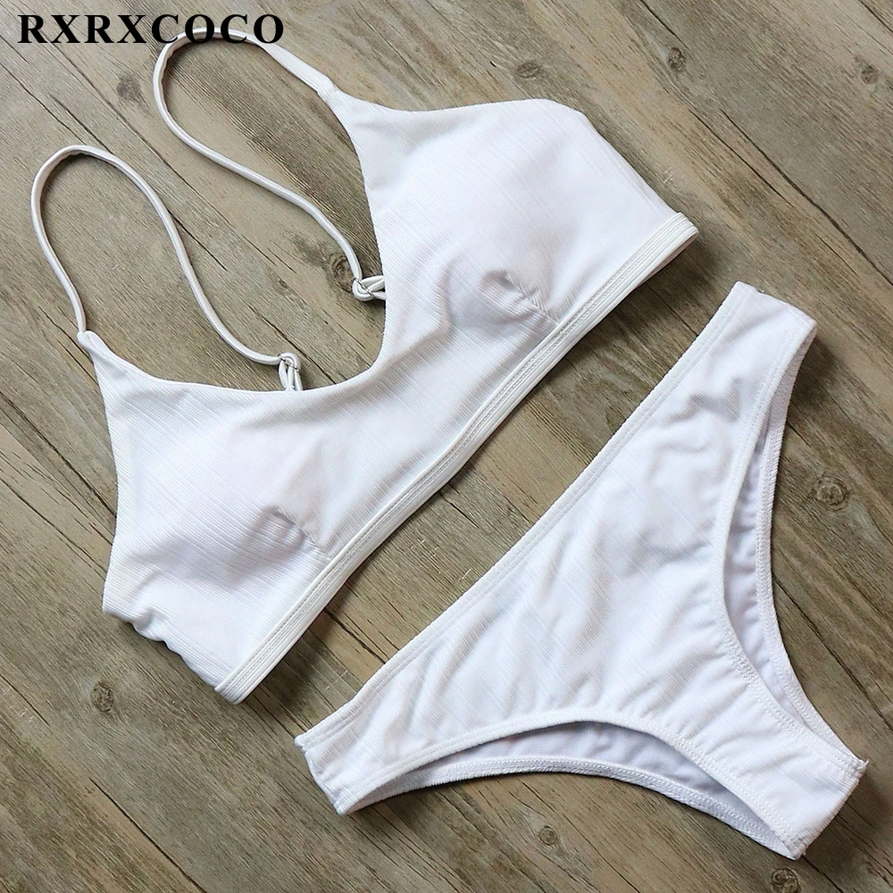 RXRXCOCO женский купальник Бразильское бикини 2020 со змеиным принтом Mujer Холтер