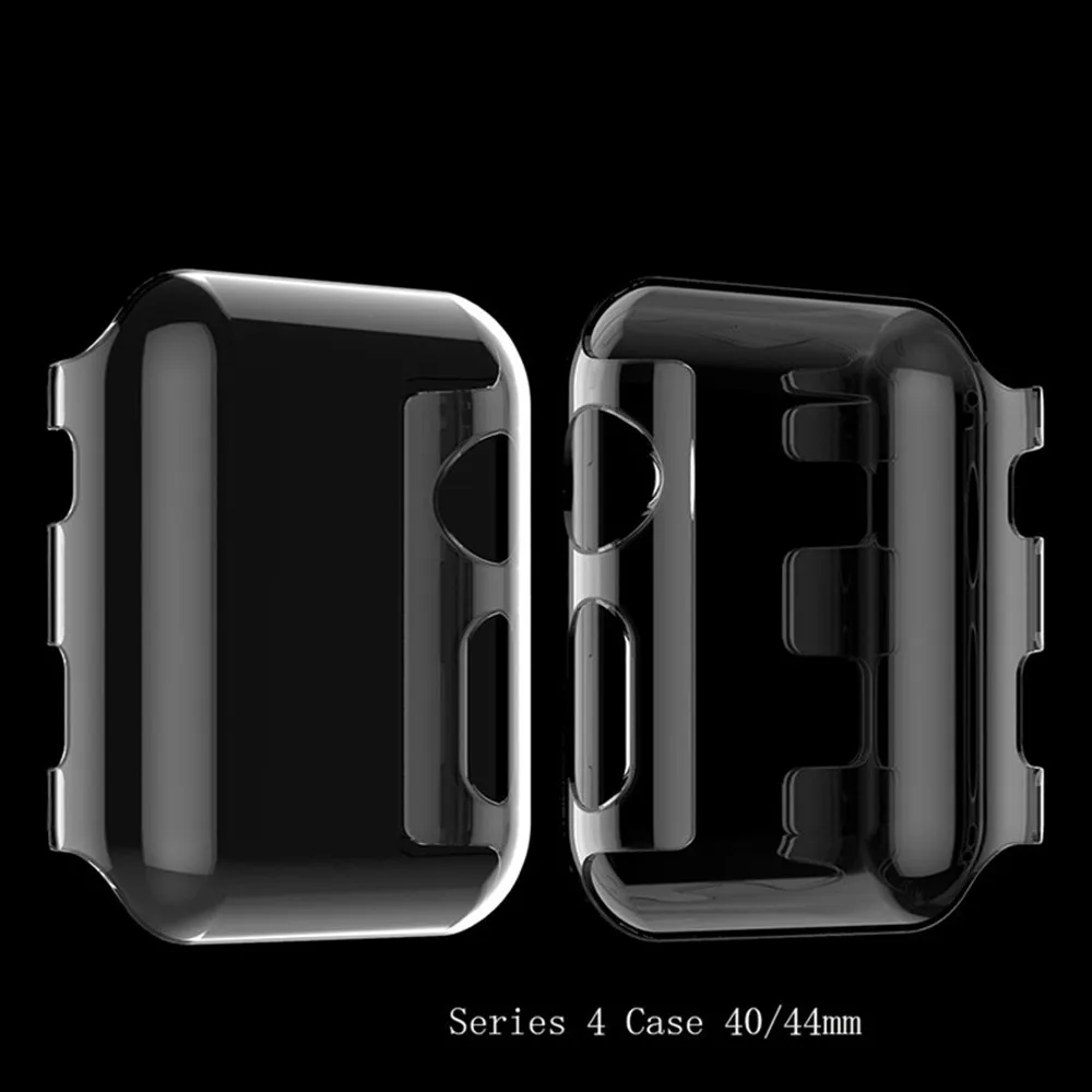 Watch Case for Apple Watch band apple watch 5 4 3 cover 44mm 40mm Colorful cover PC Frame iwatch apple watch series 5 4 3 44 mm