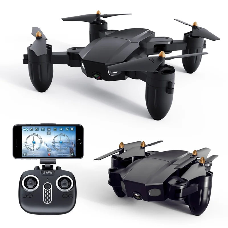 WIFI FPV RC Дрон Квадрокоптер складной с камерой 0. 3MP/2MP высота удержания вертолет