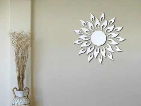 

Three-dimensional wall stickers home decoration supplies mirror crystal wall stickers tv wall