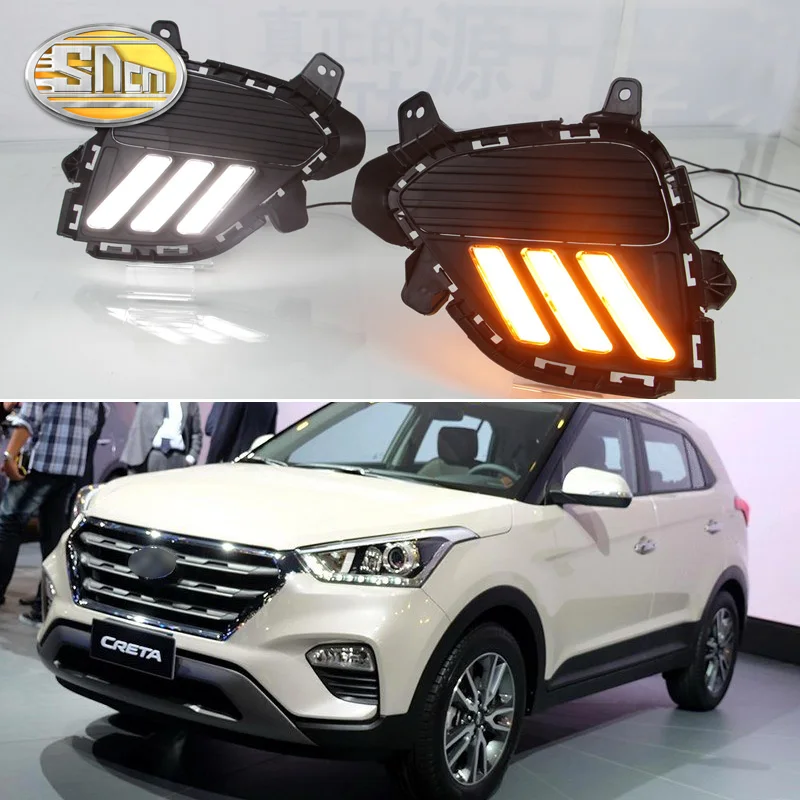 DRL для Hyundai Creta IX25 2017 2018 Светодиодный дневной светильник Южной Америки версия