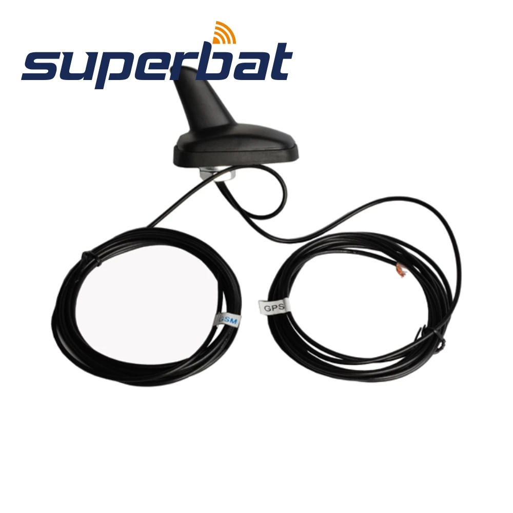 

Автомобильная комбинированная антенна Superbat GPS GSM 3G 4G LTE Акулий плавник GPS приемники и мобильные приложения антенна 5 м RG174 SMA 2