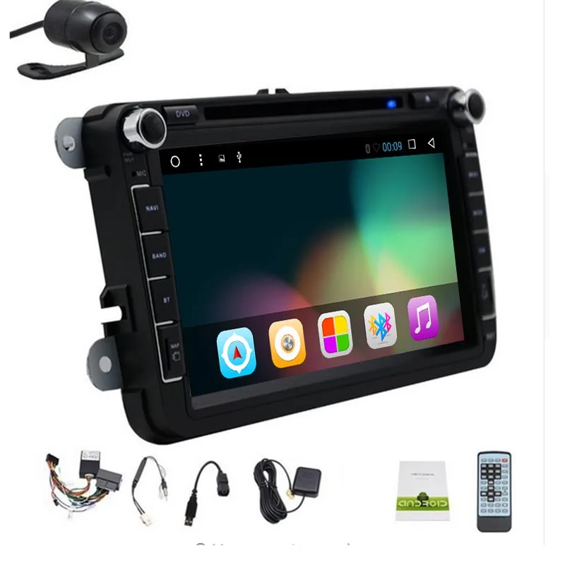 Android 9 0 2DIN автомобильный DVD плеер для фольклсваген Passat POLO GOLF Tiguan CC Skoda Fabia Rapid еще Seat