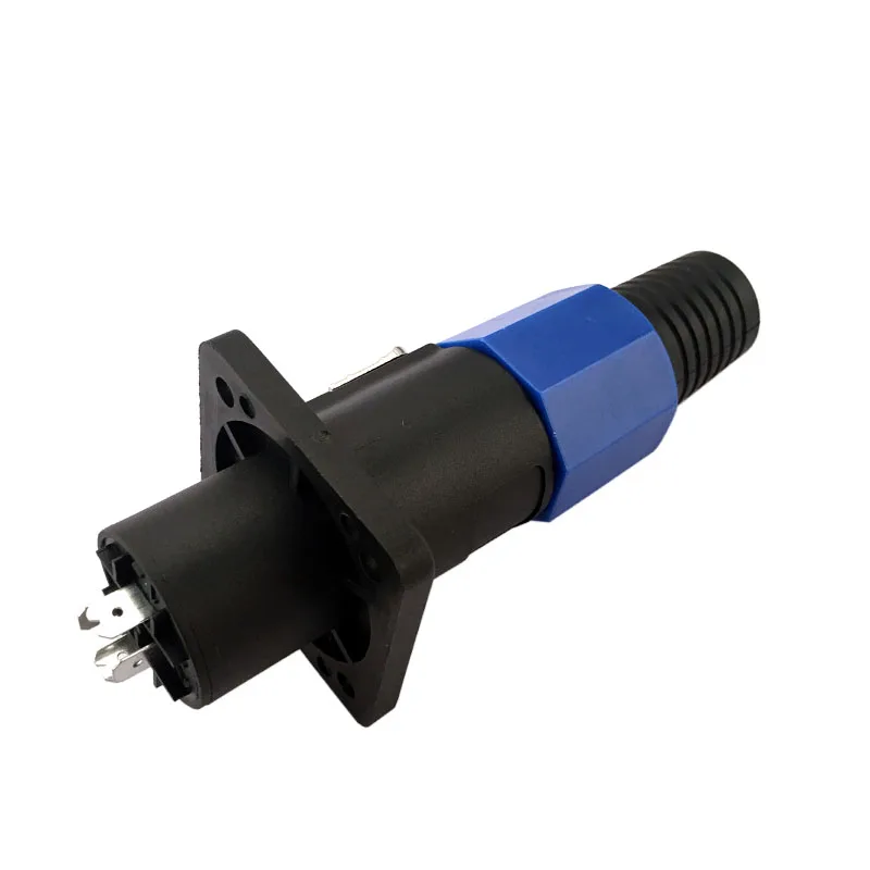 Соединитель для динамика блокирующий штекер и разъем 4 контактный медный