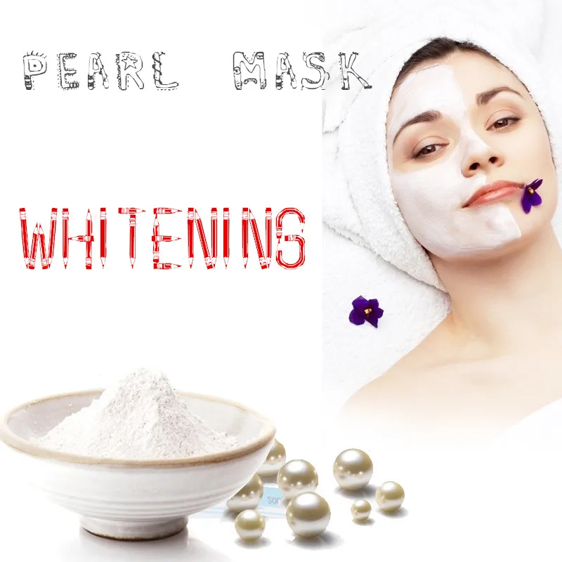 Качественная белая Водорастворимая Жемчужная Маска в порошке 250 г оборудование