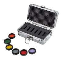 datyson standard 1 25inch eyepiece filter 6pieces kit colorful optical glass with m28x0 6 thread telescope eyepiece accessories