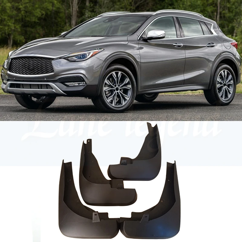 Набор литых автомобильных брызговиков для Infiniti QX30 Брызговики крыло брызговиков автомобильные аксессуары