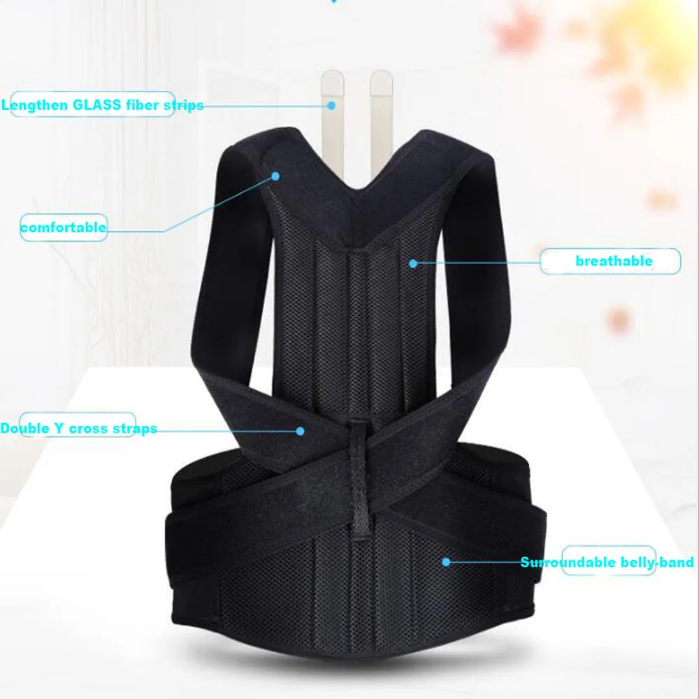 Корректор осанки боли в спине пояс плечевой корсет прямой корректор спины de postura
