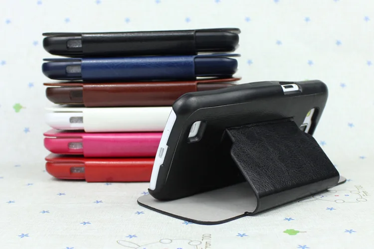 Искусственная кожа люкс телефон владельца и чехол для Samsung премьер I9260