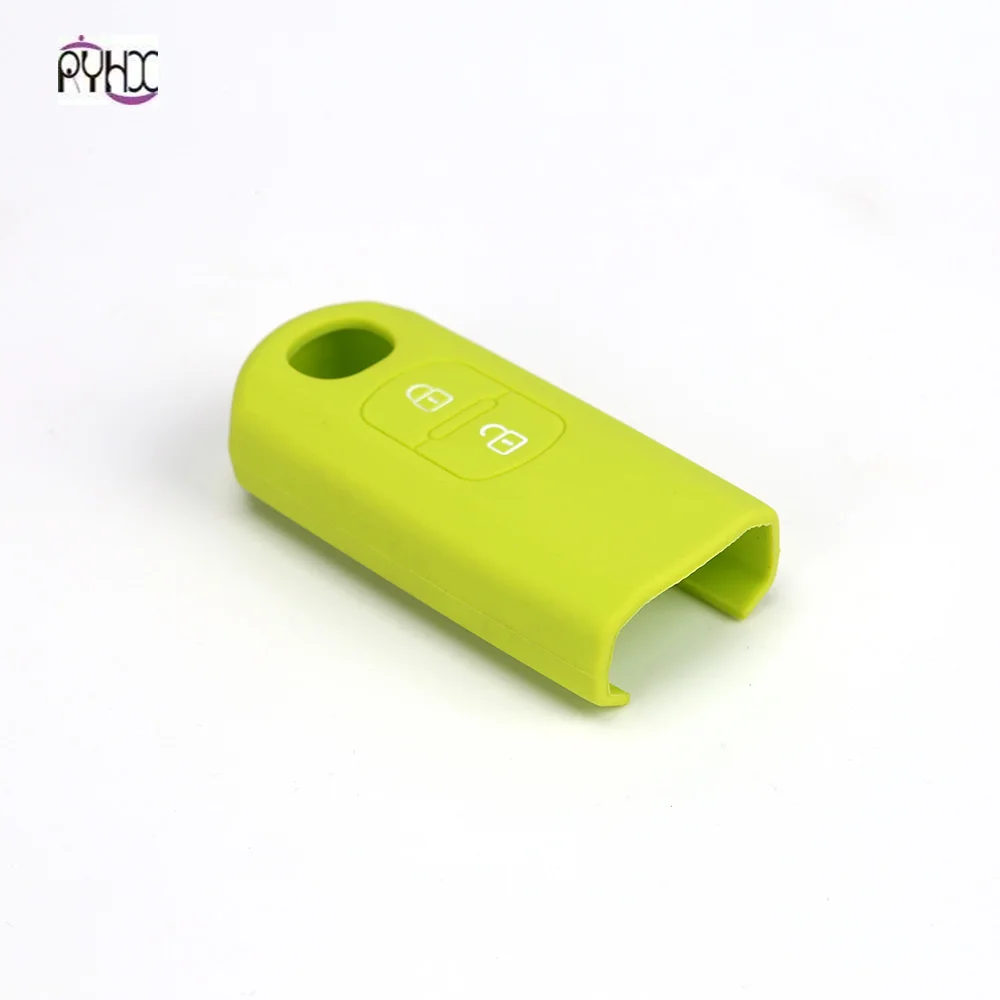 Good grade silicone 2019 2 button smart remote car key holder for 3 6 CX-5 CX-7 CX-9 MX5 rubber cover bag | Автомобили и
