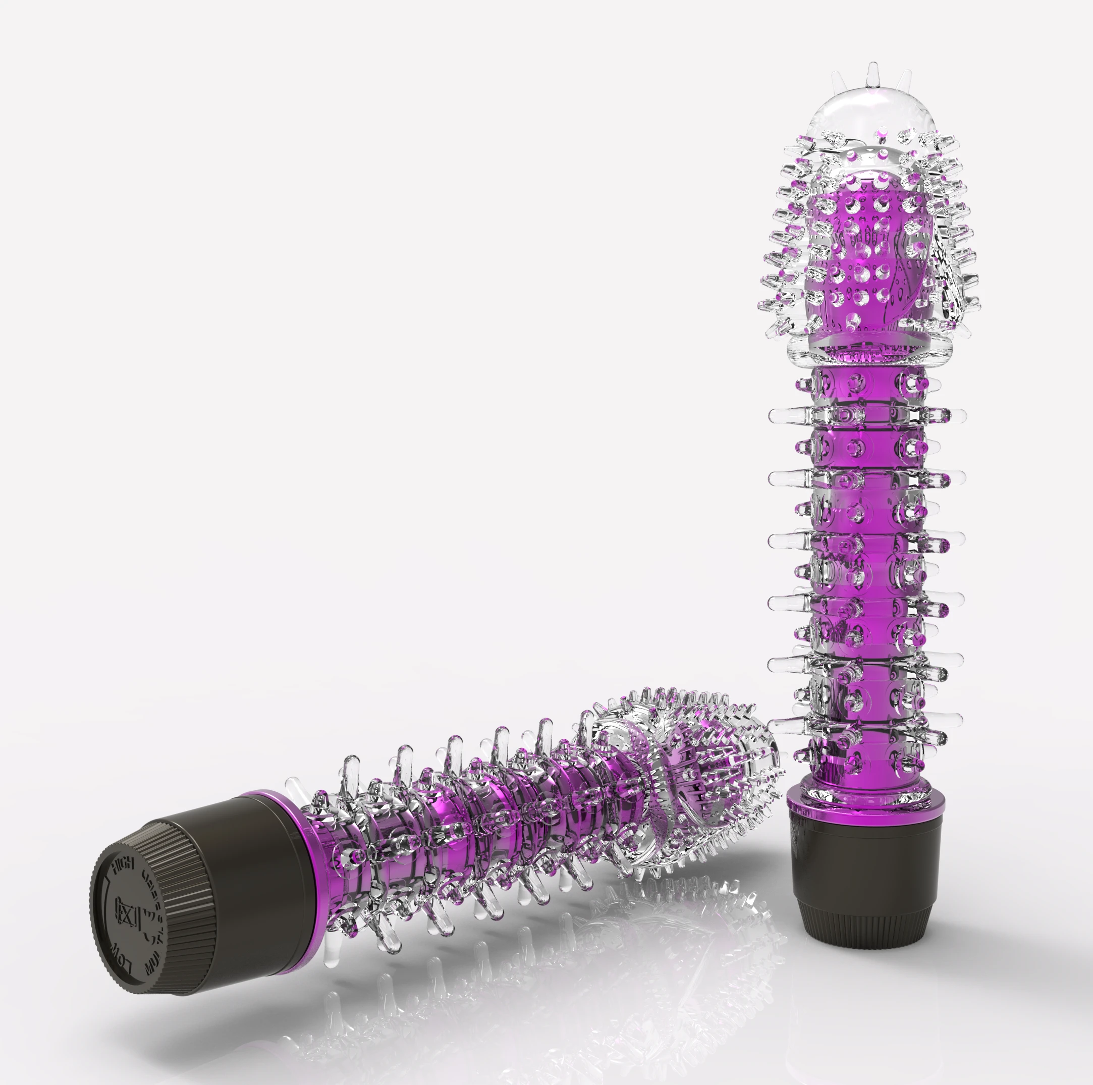 Секс игрушки Кристалл яркий дракон усы Флирт Мастурбация|Вибраторы и