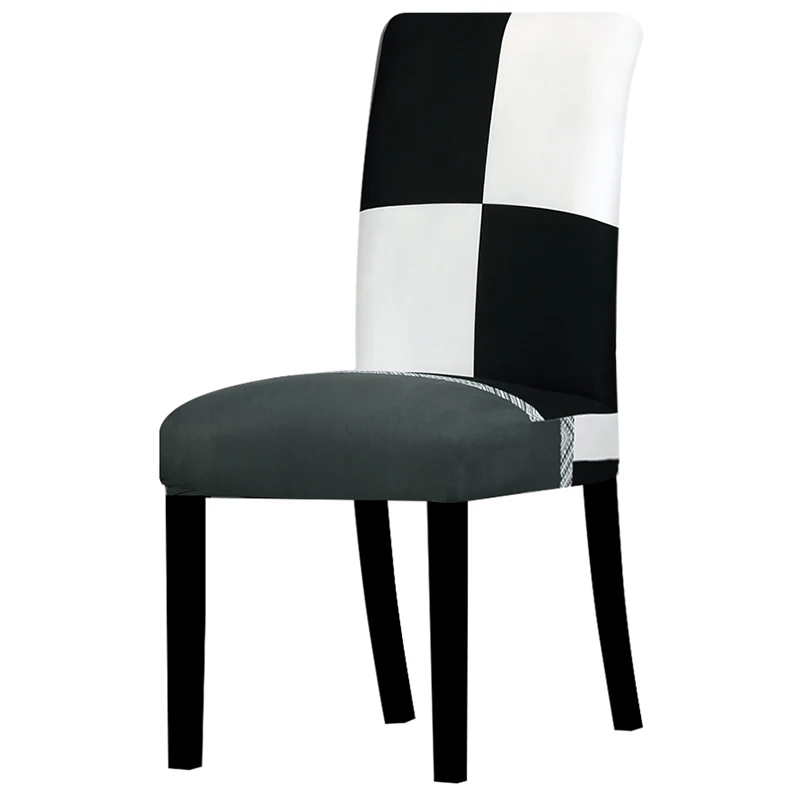 K008 Спандекс Цветочный Принт Chari чехол стрейч съемные обеденные чехлы на стулья для отелей банкетные чехлы на сиденья для рождества дома свадьбы - Цвет: K008