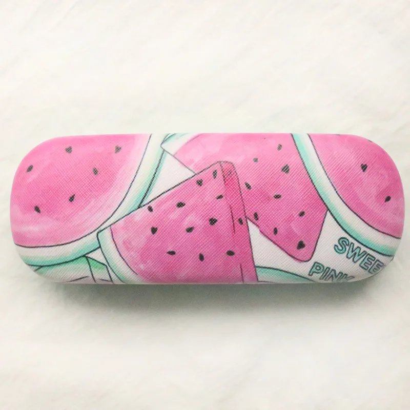 Watermelon ETya, для женщин, мужчин, девочек, мальчиков, студентов, фрукты, милые Солнцезащитные очки, жесткий футляр для очков, чехол, защита для очков, держатель, коробка, сумка - Цвет: Watermelon
