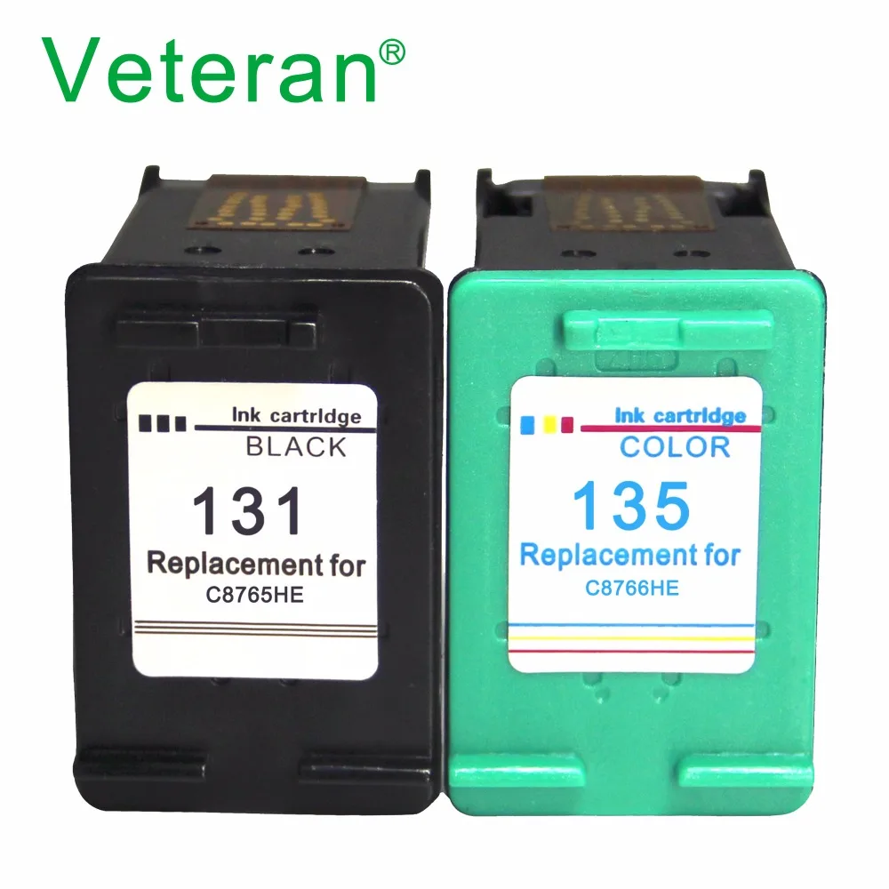 Veteran 131 135 Refilled Ink Cartridges Replacement for hp131 hp135 hp Photosmart C3100 C3183 C3150 C3180 PSC1500 1510 1513 1600 |