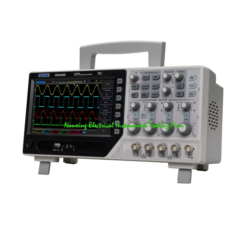 

Hantek DSO4254B Digital Storage Oscilloscope 4CH 250MHz,1GS/s 7 inch 64K color TFT 800*480