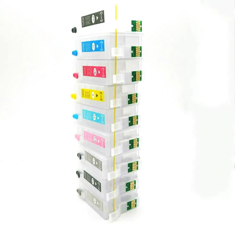 Многоразовые чернильные картриджи einkstore для принтера Epson P600 surecolor Surecolor SC с чипами
