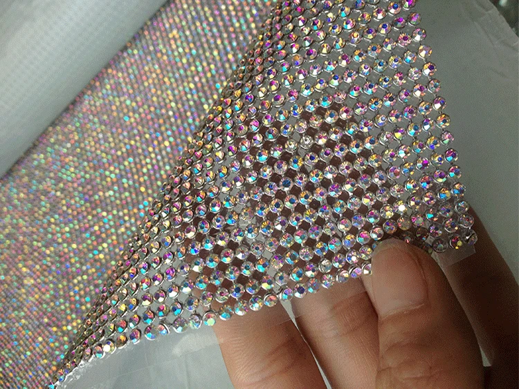 3 см* 120 см ab Цвет bling Стразы стикер лист Роскошный чехол для телефона самоклеющиеся Скрапбукинг наклейки украшения обуви