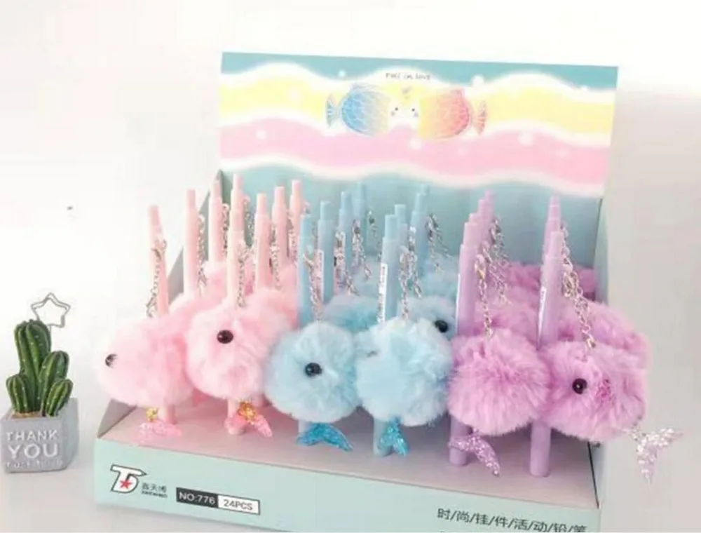 Милый кулон Русалочки детский механический карандаш kawaii пластиковая