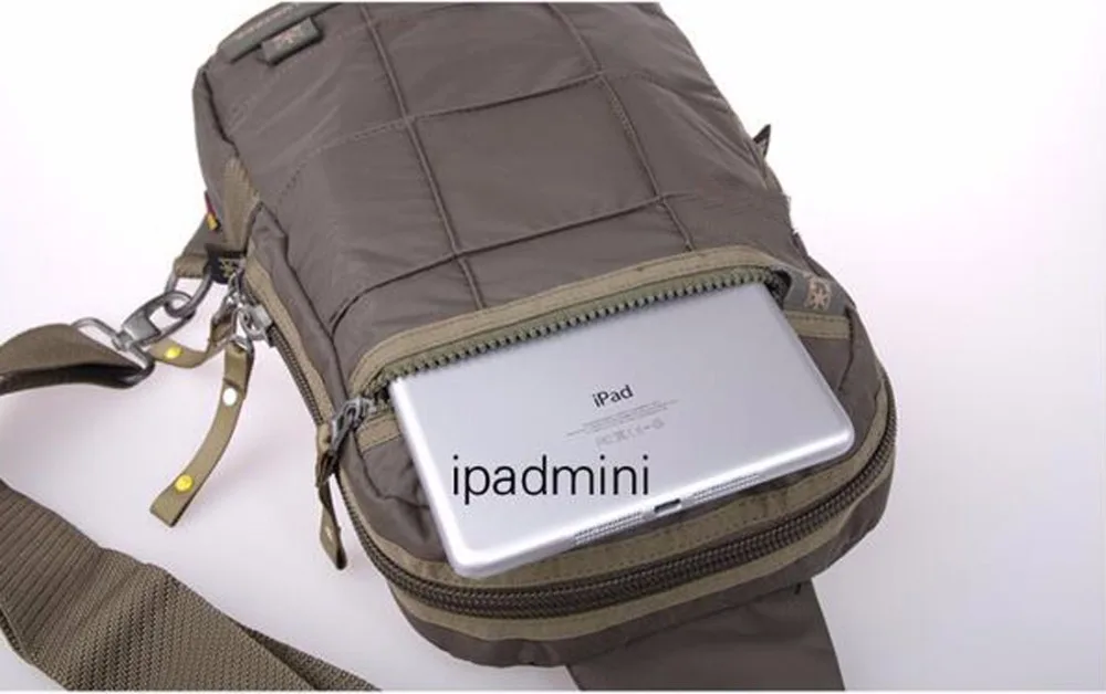 Мужской рюкзак из водонепроницаемой ткани Оксфорд нагрудная сумка мессенджер