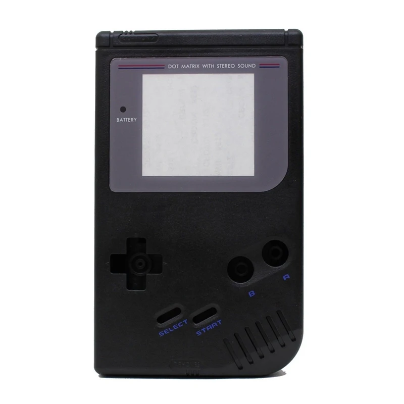 Высокое качество чехол Пластиковый корпус для игры приставка Gameboy GB - Цвет: Черный