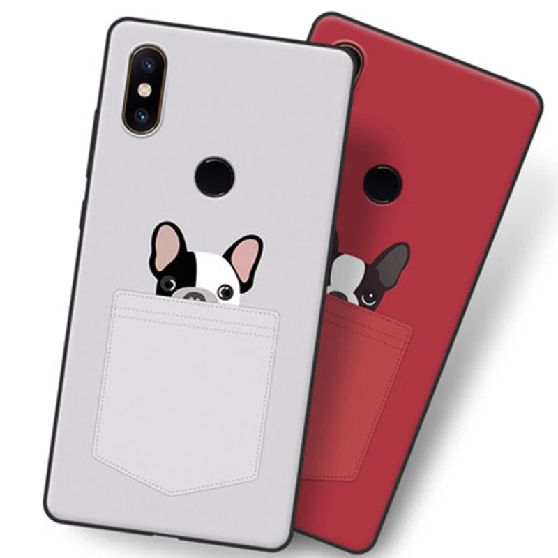 Для xiaomi mi Mix 2 s чехол милый мультяшный Мягкий силиконовый для Mix2s телефона
